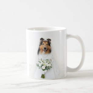 Caneca De Café Noiva Sheltie