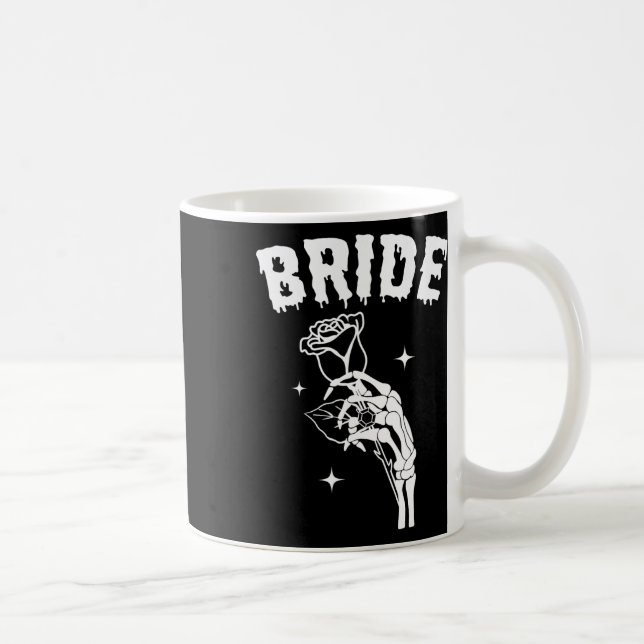 Caneca De Café Noiva Skeleton Casais de Halloween Matc (Direita)