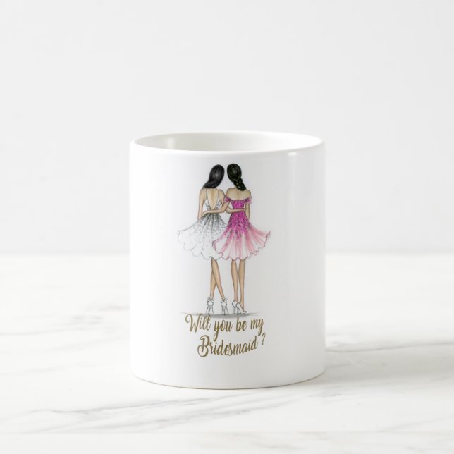 Caneca De Café Noiva triguenha/caneca triguenha da dama de honra (Centro)