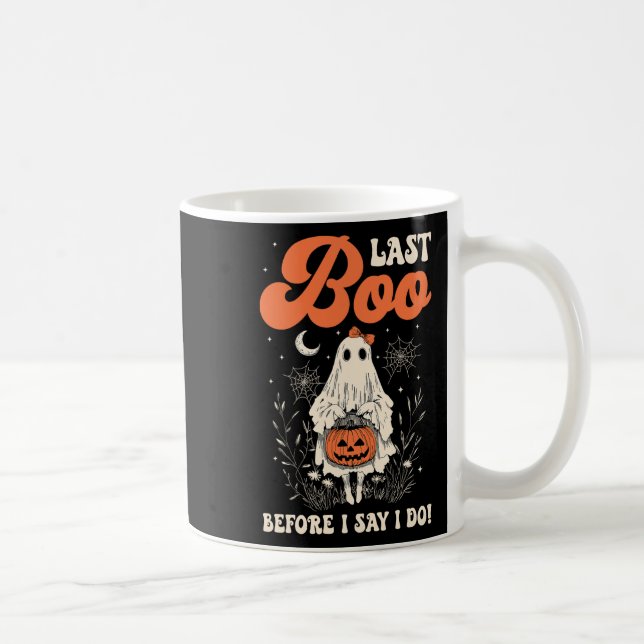 Caneca De Café Noiva Último Boo Renda Fantasma Festa de Despedida (Direita)