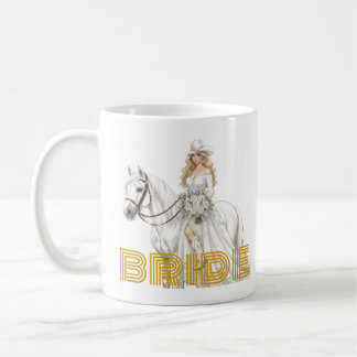 Caneca De Café noiva vaqueira