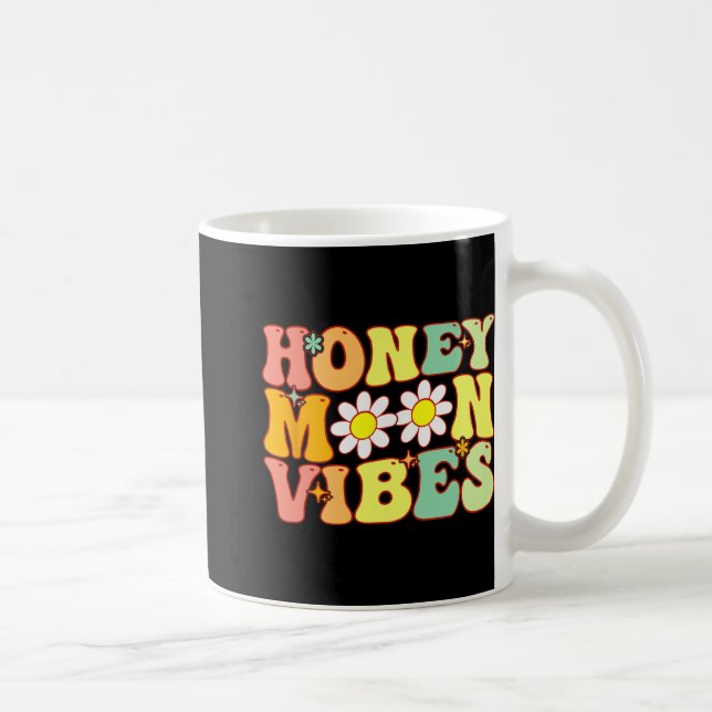 Caneca De Café Noiva Vibração Lua de Mel Groovy Chuveiro Nupcial (Direita)