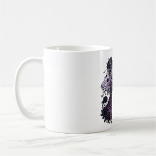 Caneca De Café Noiva Zumbi Noivo Arte Gótica de Halloween
