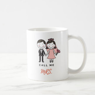 Caneca De Café Noivado personalizado Mug-Bride mug-
