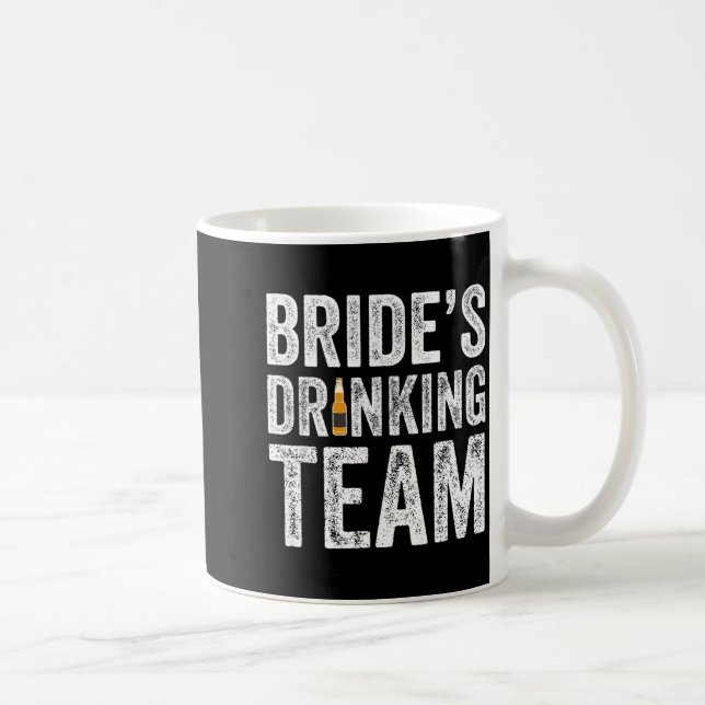 Caneca De Café Noivas equipe de bebida divertida despedida de sol (Direita)
