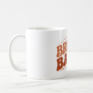 Caneca De Café Noivas Retro Babes Terracotta Despedida de Solteir
