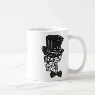 Caneca De Café Noivo Caveira de Açúcar Despedida de Solteiro