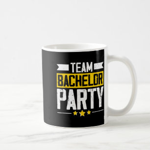 Caneca De Café Noivo engraçado manga longa festa de despedida de