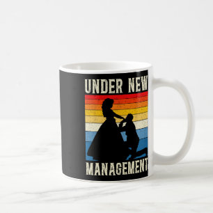 Caneca De Café Noivo Sob Nova Gestão Festa de Casamento Despedida