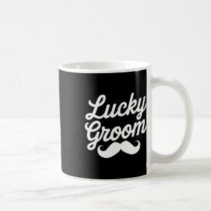 Caneca De Café Noivo Sortudo Dia de São Patrício Para Marido Casa