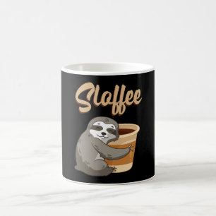 Caneca De Café Nojento preguiçoso Desmoronamento Sloffee Dormind