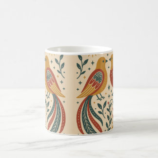 Caneca De Café Nokshi Katha : Pássaro (Pakhi)