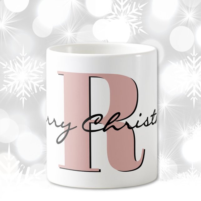 Caneca De Café Nome, April Diamond Birthstone | Feliz Natal (Criador carregado)