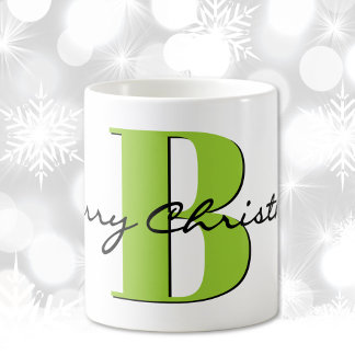 Caneca De Café Nome, August Peridot Birthstone | Feliz Natal