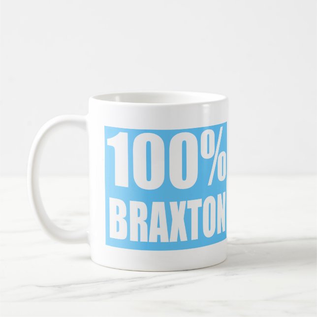 Caneca De Café Nome Braxton (Esquerda)