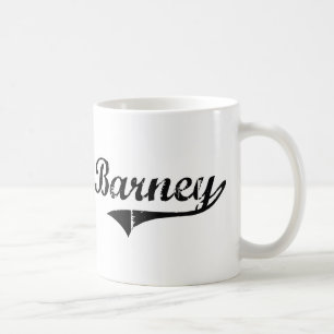 Caneca De Café Nome clássico do estilo da discussão
