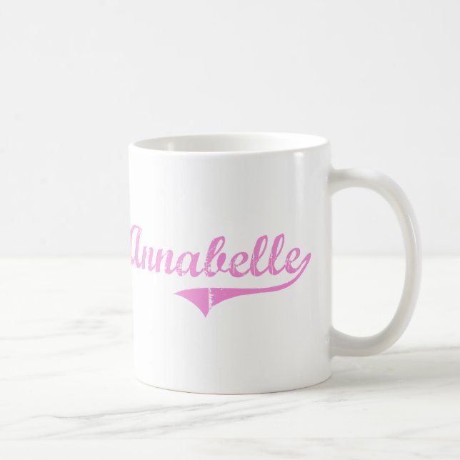 Caneca De Café Nome clássico do estilo de Annabelle (Direita)