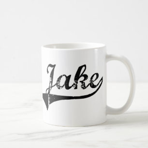 Caneca De Café Nome clássico do estilo de Jake
