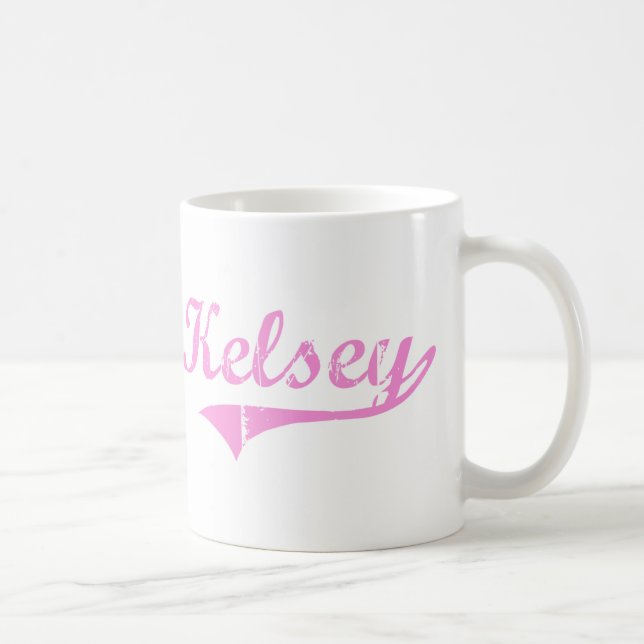 Caneca De Café Nome clássico do estilo de Kelsey (Direita)