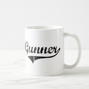Caneca De Café Nome clássico do estilo do artilheiro