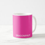 Caneca De Café Nome cor-de-rosa dos frutos de baga<br><div class="desc">Nome cor-de-rosa dos frutos de baga</div>