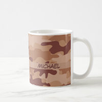 Nome da camuflagem de Brown Tan Camo personalizado