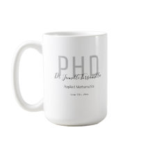 Nome da Cinza Negra do Keepsasaame do formando PhD