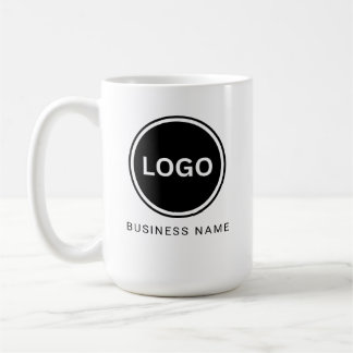 Caneca De Café Nome da empresa Logotipo simples empresa