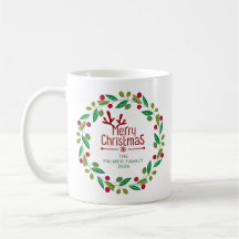 Nome da Família Floral de Natal Simples Elegante