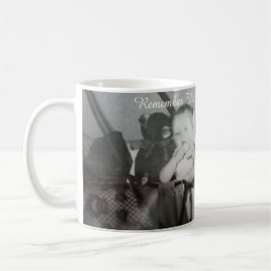 Caneca De Café Nome da Foto Ano , Personalizar, 