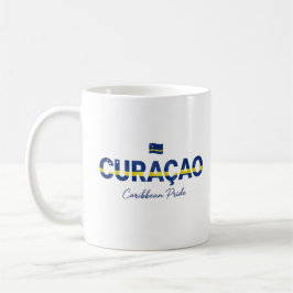 Caneca De Café Nome da Ilha Curaçao | Orgulho Diário