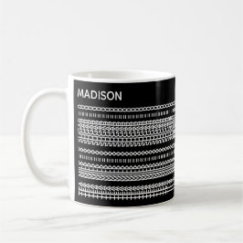 Caneca De Café Nome da Mensagem Oculta de Preferência de Chá 102W