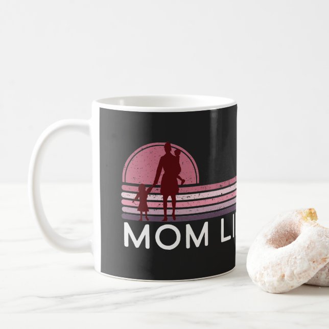Caneca De Café Nome da vida da mãe do dia de as mães (Com Donut)