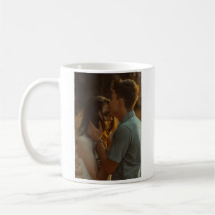 Caneca De Café Nome de adição colorido simples mínimo e colorido 