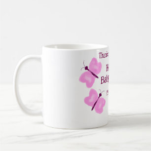 Caneca De Café Nome de adição da cor d'água do Chá de fraldas da