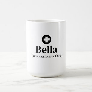 Caneca De Café Nome de Enfermeiro Personalizado