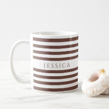 Nome de Padrão de Listras Marrons Personalizado