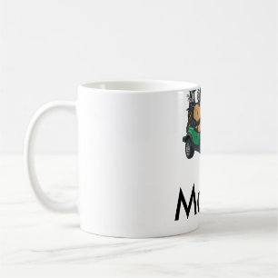 Caneca De Café nome do carro de golfe verde presentes para menino
