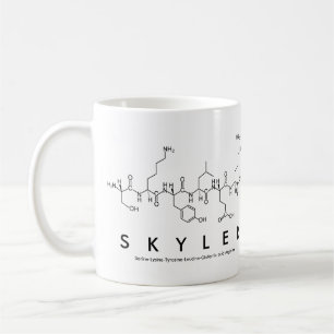Caneca De Café Nome do peptídeo Skyler mug