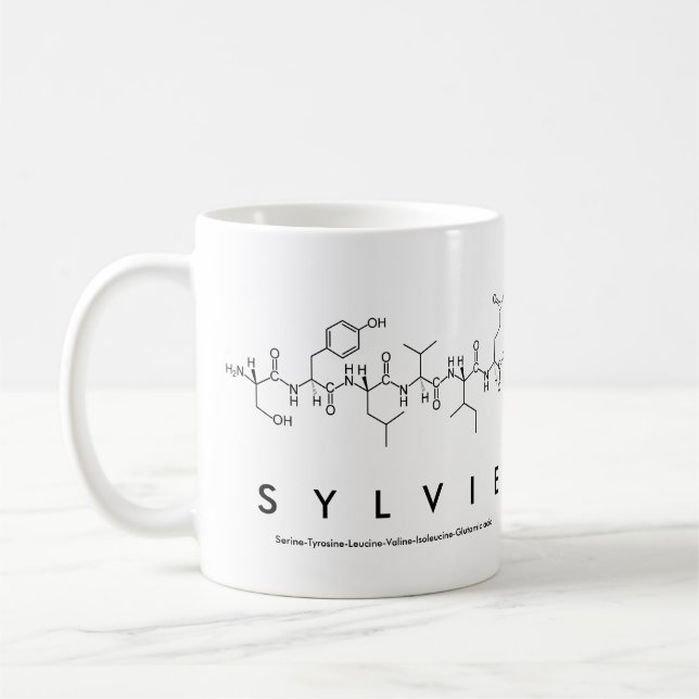 Caneca De Café Nome do peptídeo Sylvie mug (Esquerda)