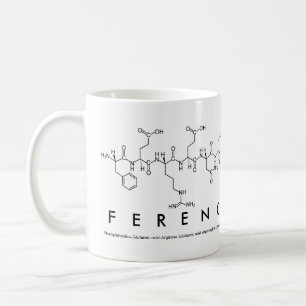 Caneca De Café Nome do péptido de Ferenc mug