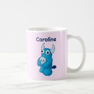 Caneca De Café Nome do Personagem de desenho animado de Halloween
