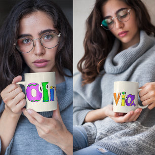 Caneca De Café Nome do Personagem de desenho animado "Olivia"