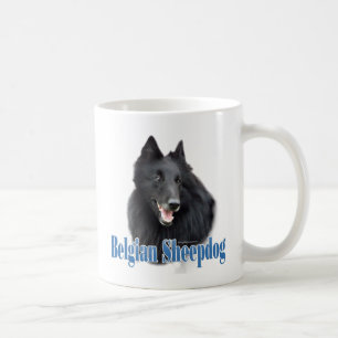 Caneca De Café Nome do Sheepdog belga