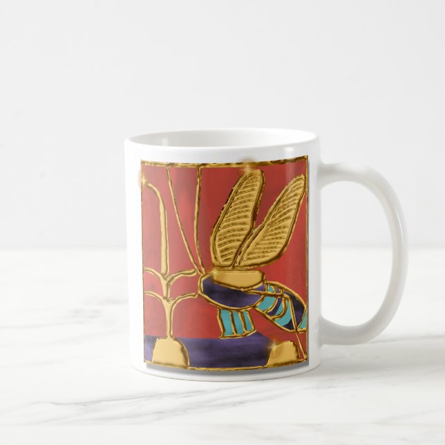 Caneca De Café Nome do Trono do Rei Tut (Direita)