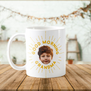 Caneca De Café Nome e foto personalizados - Estilo retrorativo, C