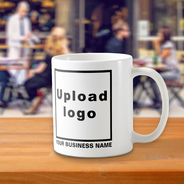 Caneca De Café Nome e logotipo da empresa em Mug (Mug with your business name and logo)