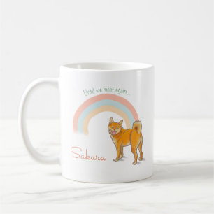 Caneca De Café Nome & Foto Personalizados de Shiba Inu Memorial