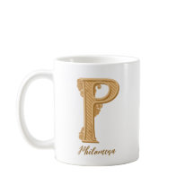 Nome inicial Classic P Coffee Mug