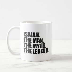 Caneca De Café nome Isaías, Isaías O Homem O Mito A Lenda